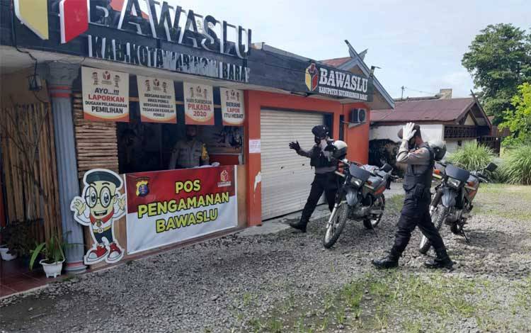 Awal 2021, Kantor KPU Dan Bawaslu Jadi Sasaran Patroli Satsabhara Polres Kobar