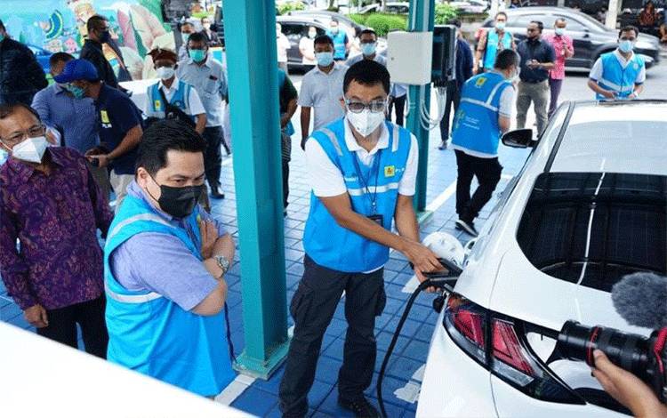 Erick Tegaskan Kesiapan Indonesia Jadi Pemain Utama Mobil Listrik