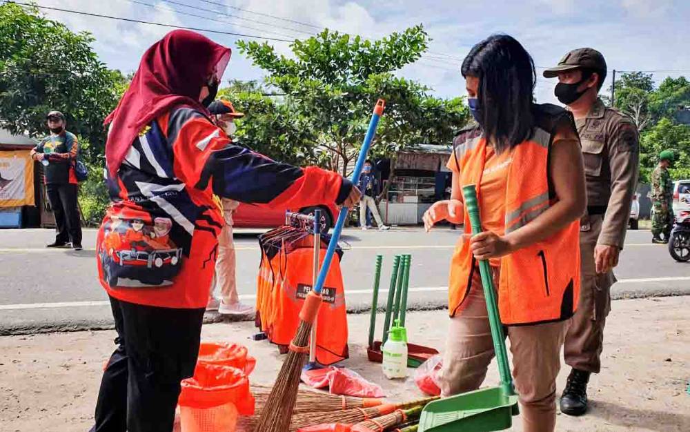 Puluhan Pelanggar Protokol Kesehatan di Palangka Raya Disanksi