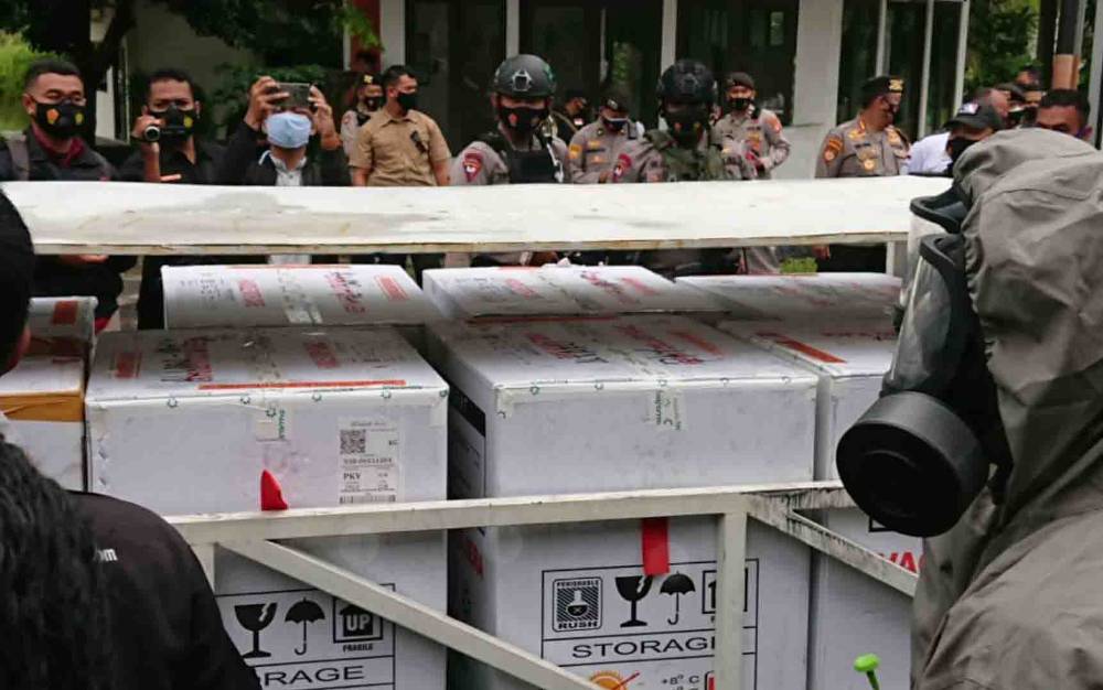 Kalteng Dapat Alokasi 39 Ribu Dosis Vaksin Covid-19