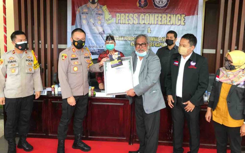 Komnas Perlindungan Anak Beri Penghargaan untuk Polres Kapuas