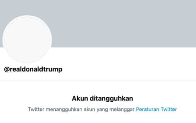 Twitter Blokir Akun Trump Secara Permanen
