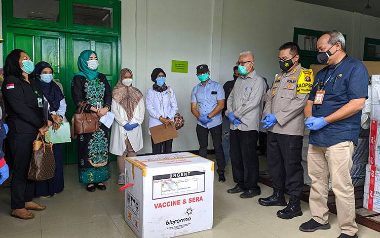 Distribusi dari Provinsi, Kotim Terima 1.240 Vaksin Covid-19