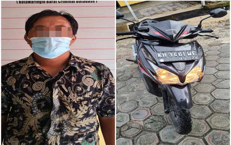 Beli Motor Bodong, Warga Desa Karang Mulya Diamankan Polres Kobar