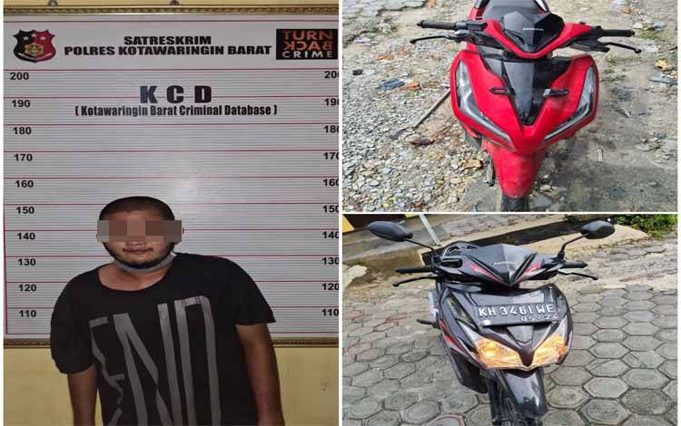 Tersangka RR saat diamankan