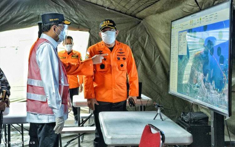 Menhub Tinjau Lokasi Ditemukannya Serpihan Sriwijaya Air SJ 182