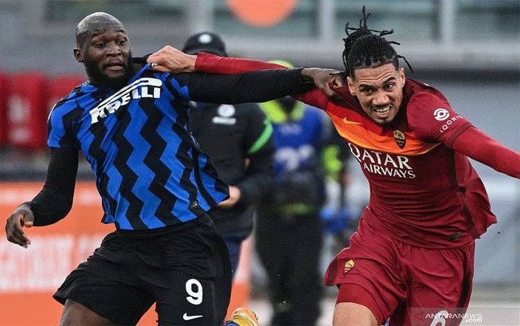 AS Roma Lawan Inter Milan Berakhir Sama Kuat 2-2