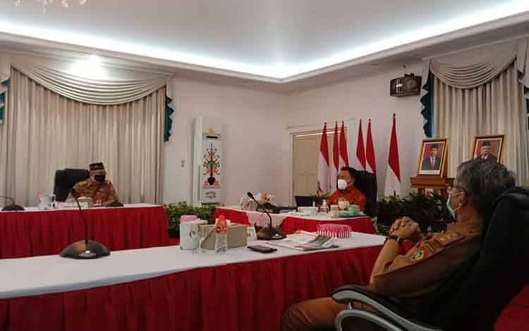 Kegiatan Rakernas secara virtual