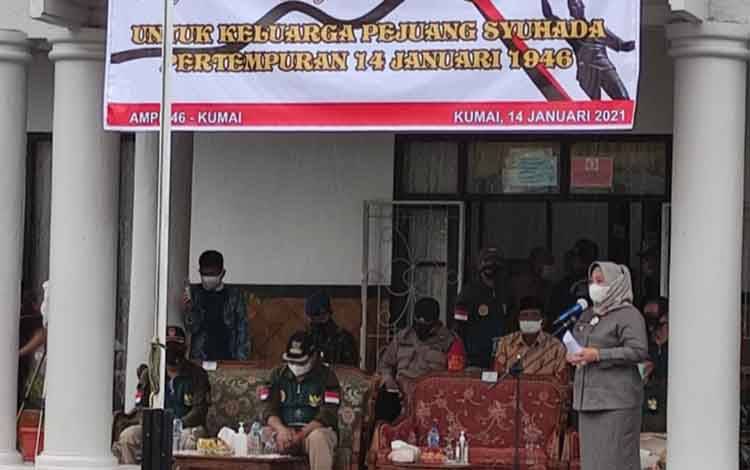 Hujan Deras, Peringatan Pertempuran 14 Januari 1946 Tetap Berlangsung Khidmad