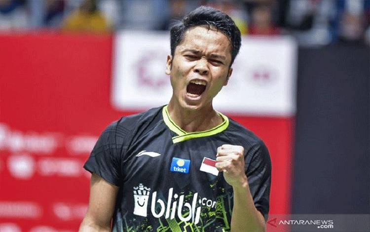 Ginting Gagal Pertahankan Gelar Indonesia Masters di Babak Pertama