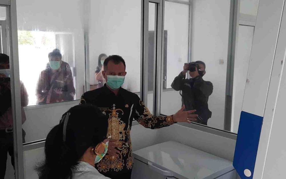 Bupati Gunung Mas Beri Semangat untuk Tenaga Kesehatan Penanganan Pasien Covid-19