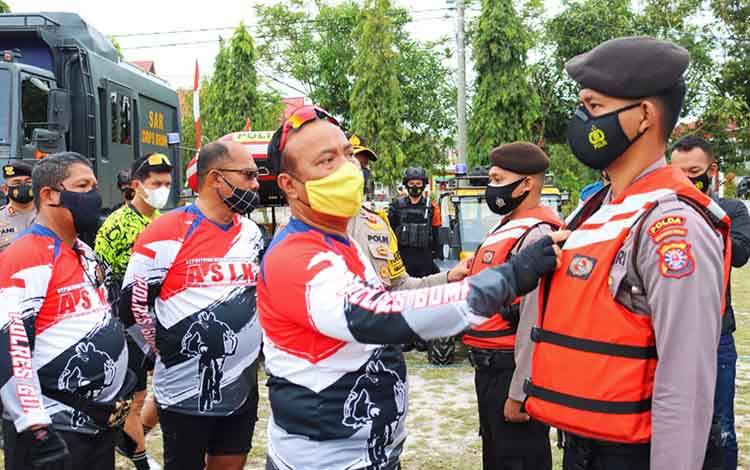 Kapolda Kalteng Cek Personel dan Sarana Prasarana SAR