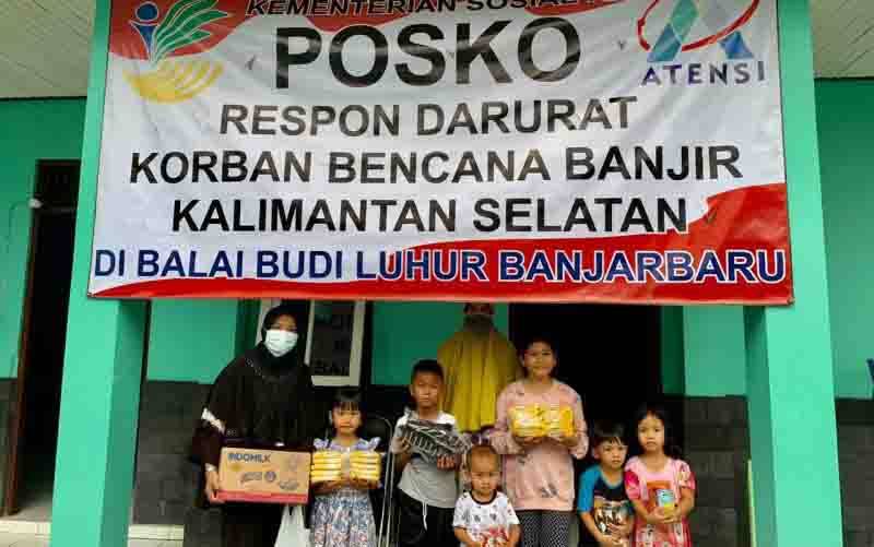 Mensos Instruksikan Pengiriman Bantuan Banjir ke Kalimantan Selatan