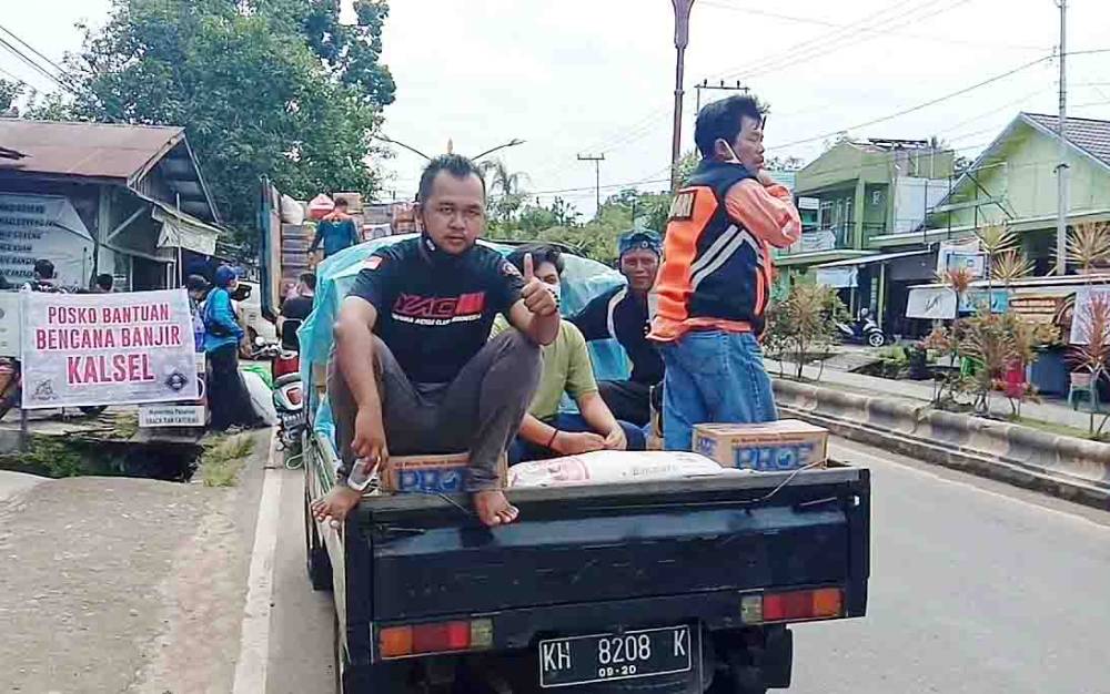 Berbagai Komunitas di Barito Timur Galang Bantuan untuk Korban Banjir Kalimantan Selatan