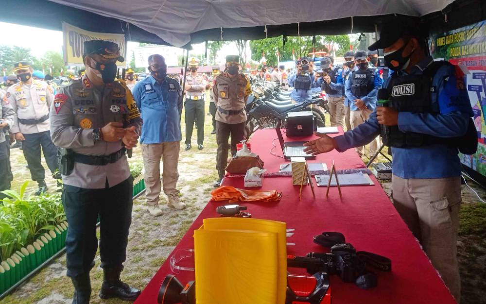Kapolda Kalteng Cek Kesiapan Personel dan Sarpras Program 4 Fokus