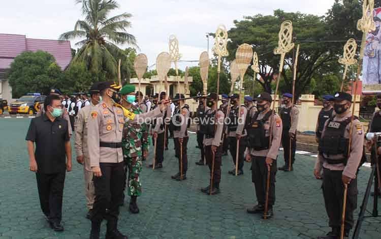 Apel Kesiapsiagaan 4 Fokus Kapolda Kalteng Digelar di Seruyan