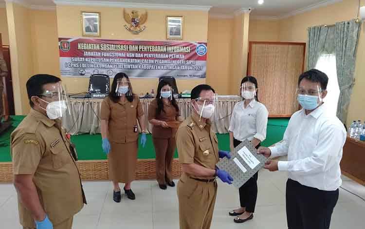 113 Orang di Katingan Terima SK CPNS
