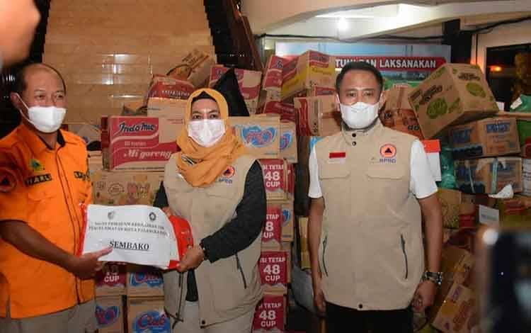 Bantuan dari Warga Palangka Raya untuk Korban Banjir di Kalsel Tiba Tadi Malam