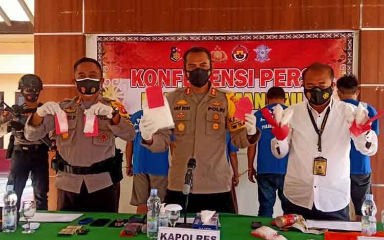 Polres Lamandau Gagalkan Peredaran Sabu 1,7 Kg