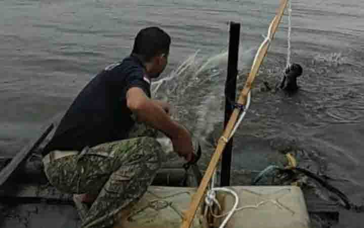Awas, Buaya Masih Kerap Muncul di Sungai Mentaya Wilayah Bagendang