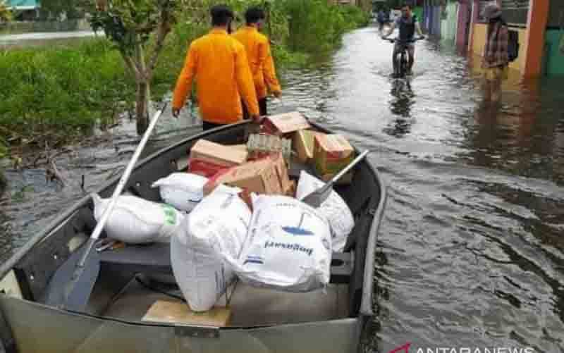 BPBD: Jumlah Warga Terdampak Banjir Banjarmasin Sudah 100.000 Orang
