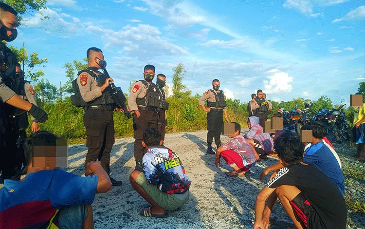 Belasan Remaja Diamankan Polisi Akibat Balapan Liar