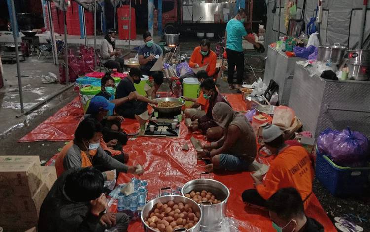 Ini Kondisi Dapur Umum Untuk Korban Banjir di Kalsel