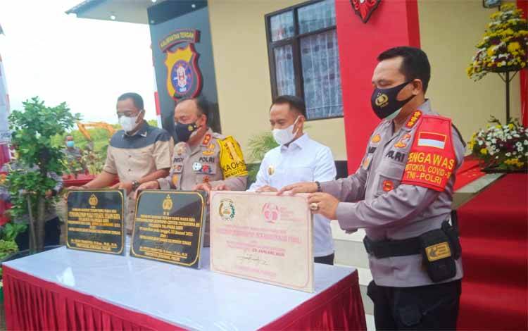 Kapolda Kalteng Resmikan Kantor Polsek Jekan Raya