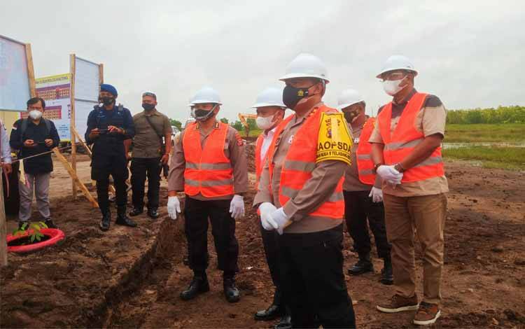 Pembangunan Rumah Susun Bintara Baru Polda Kalteng Dimulai