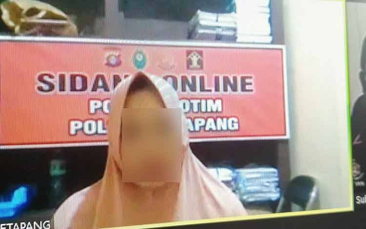 Yuliatin alias Yulia tersangka kasus sabu.