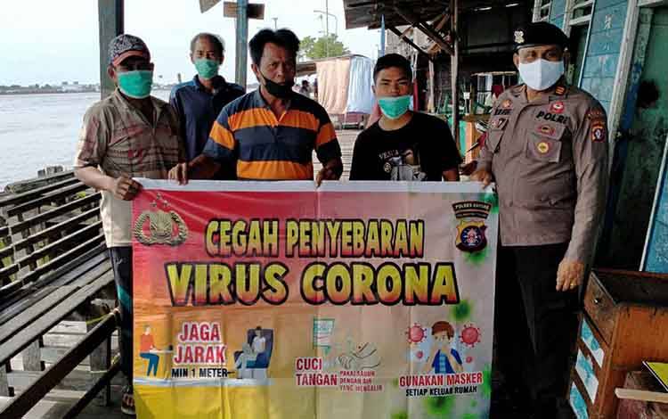 Polsek Selat Terus Ingatkan Masyarakat agar Terapkan Protokol Kesehatan