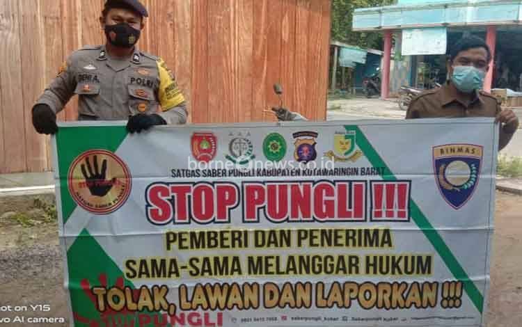 Polsek Kolam Terus Ajak Warga Cegah dan Lawan Pungli