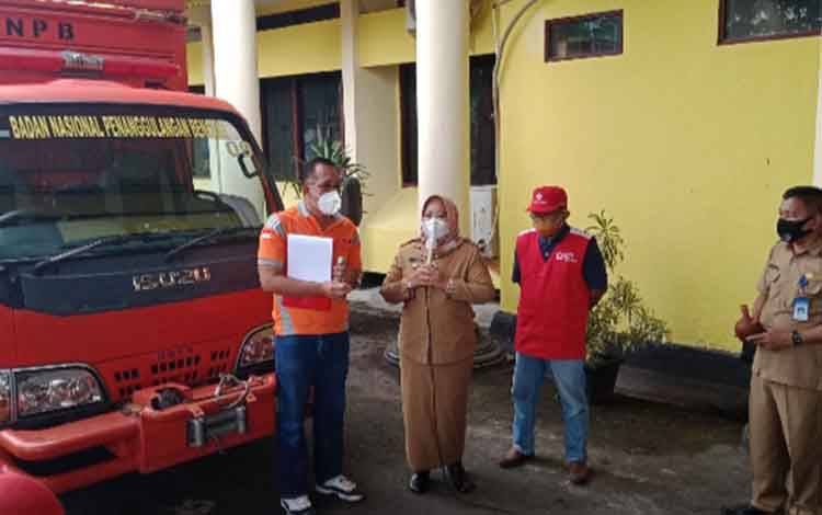 Bupati Kobar Berangkatkan Bantuan Korban Banjir Kalsel