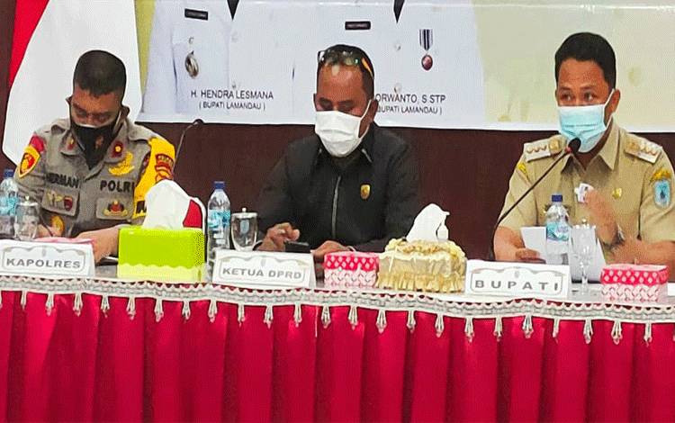 Wakapolres Lamandau Sampaikan Pentingnya Protokol Kesehatan