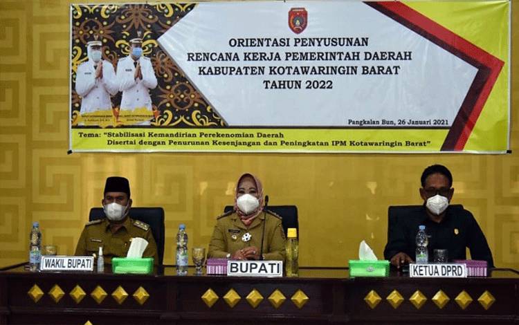 Bupati Kobar Targetkan Prioritas Pembangunan 2022 Lebih Berdampak Pada Kesejahteraan Masyarakat
