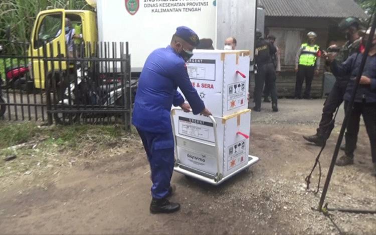 Kapuas Terima Ribuan Vial Vaksin Covid-19 Tahap II