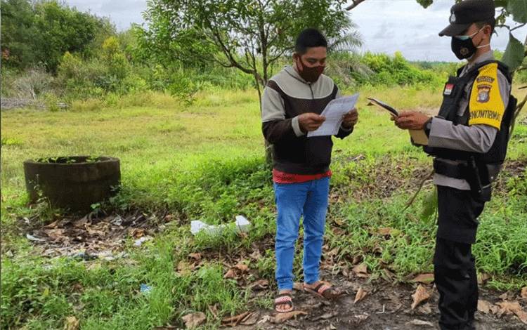 Polsek Hanau Gencar Sosialisasi Cegah Karhutla