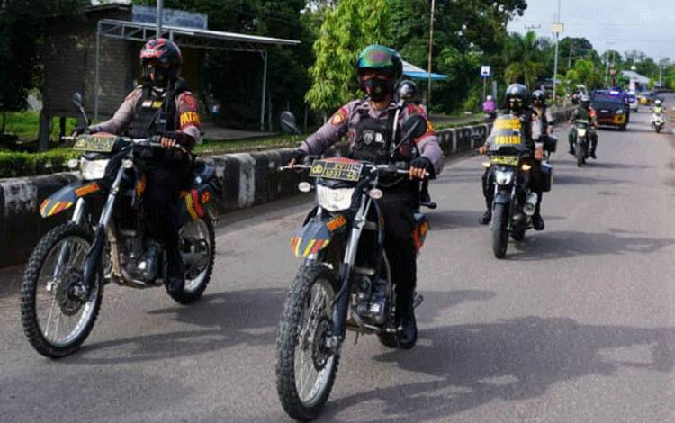 Polres Lamandau Gelar Apel Kesiapsiagaan dan Patroli Gabungan