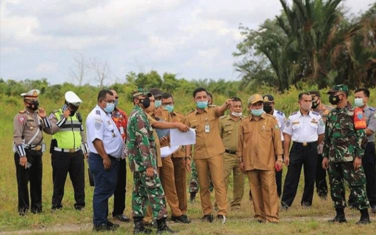 Pemkab Kotim Akan Siapkan Anggaran Untuk Pembebasan Lahan Bandara H Hasan Sampit