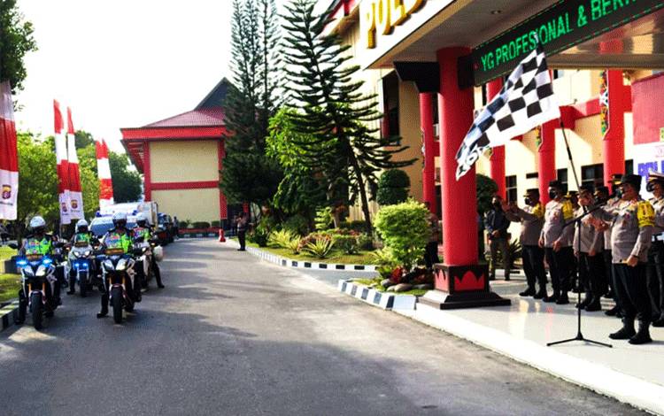 Polda Kalteng Salurkan 50 Ribu Butir Telor Ke Kalsel
