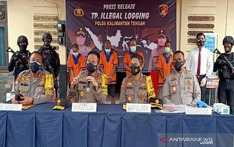 Wakapolda Kalteng: Kejar Cukong-cukong Kayu Ilegal di Barito Utara