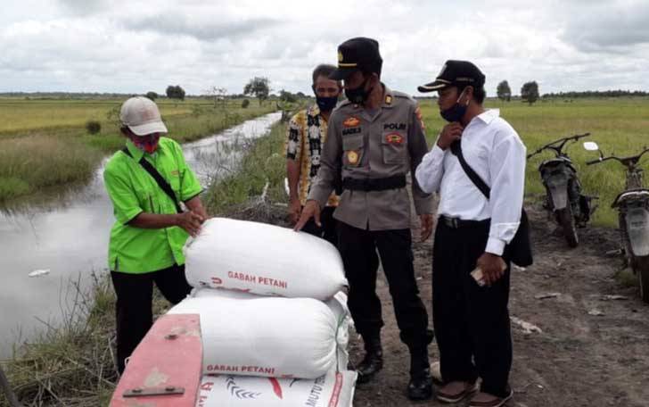 Kapolsek Katingan Kuala Ingatkan Petani Tak Bakar Lahan