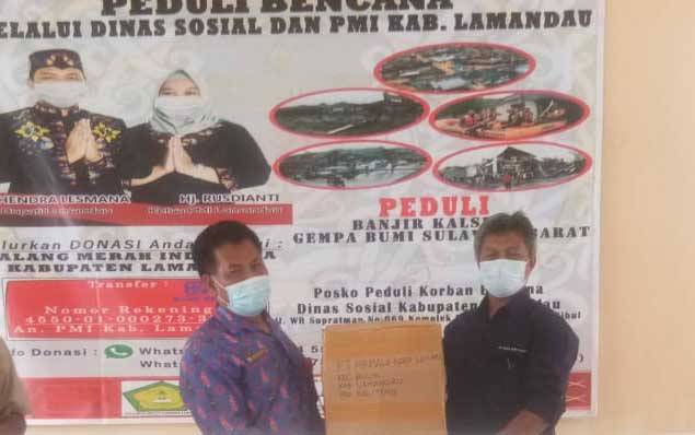 Perusahaan Besar Swasta di Lamandau Peduli Bencana di Sulbar dan Kalsel