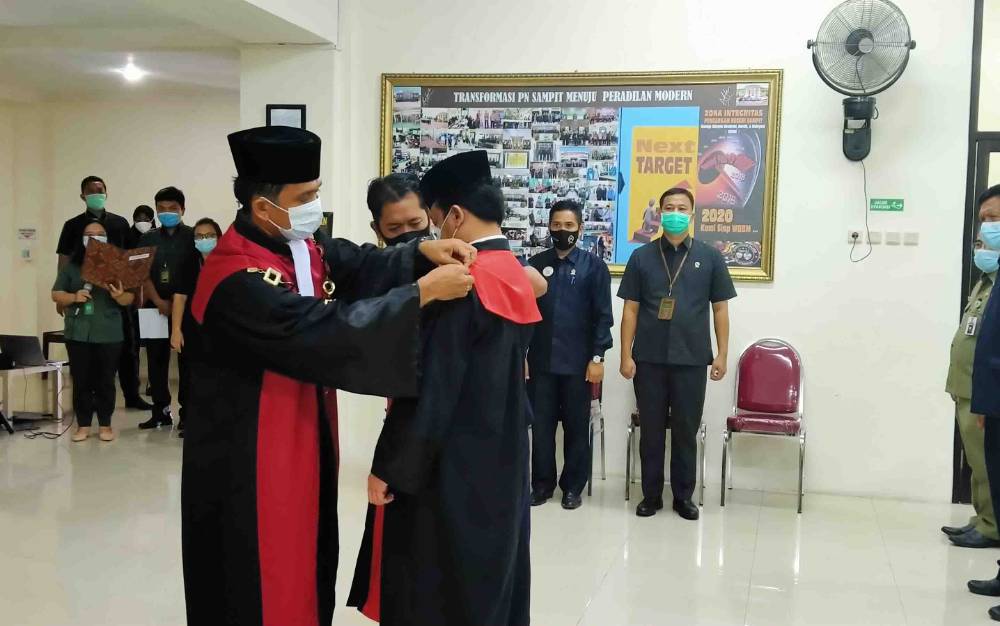 Wakil Ketua PN Sampit: Mohon Saya Diterima di Sini