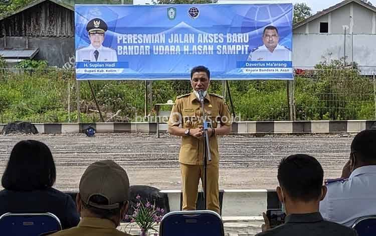 Akses Jalan Baru Bandara H Asan Sampit Ternyata Sebelumnya Sering Dijadikan Tempat Negatif