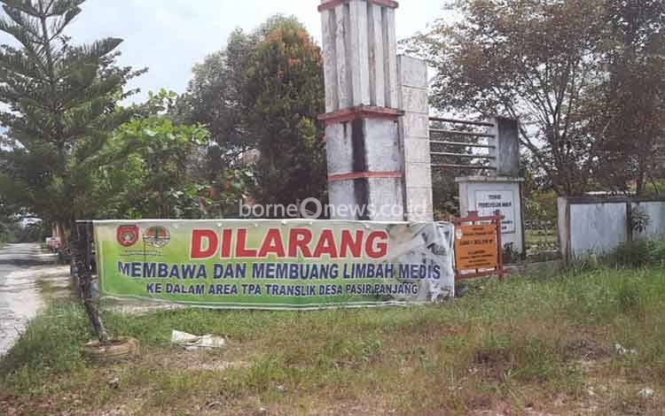DLH Pasang Spanduk Larangan Limbah Medis Dibuang di TPA