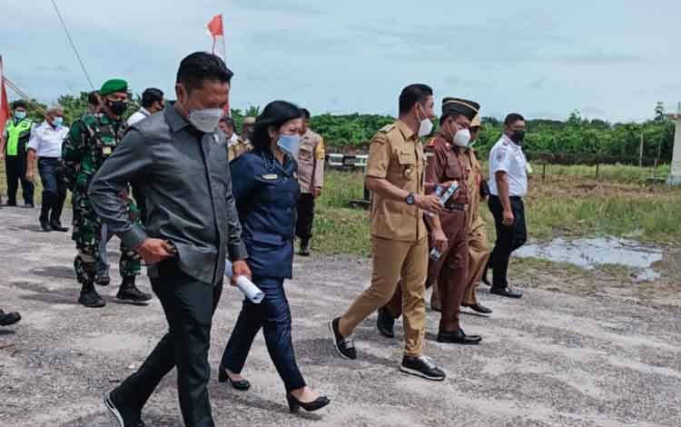Jalan Baru Menuju Bandara H Asan Sampit Perlihatkan Keindahan Tata Kota