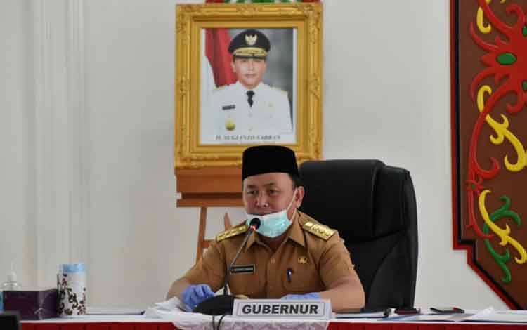 Gubernur Kalteng Hadiri Entry Meeting Pemeriksaan Interim LKPD 2020