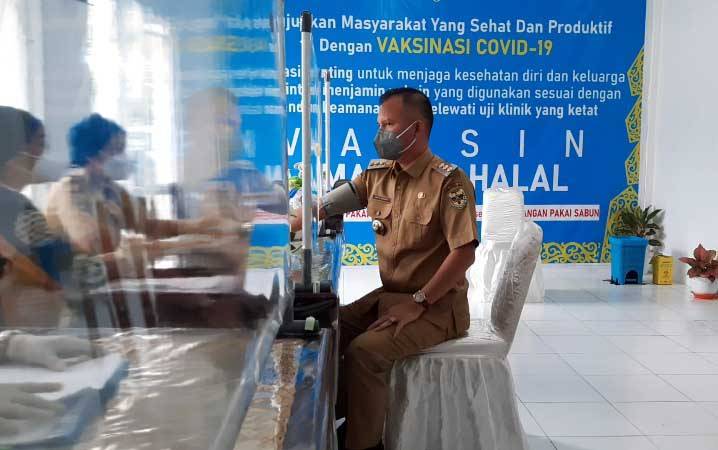 Wakil Bupati dan Ketua DPRD Gunung Mas Tidak Bisa Disuntik Vaksin Covid-19, ini Penyebabnya
