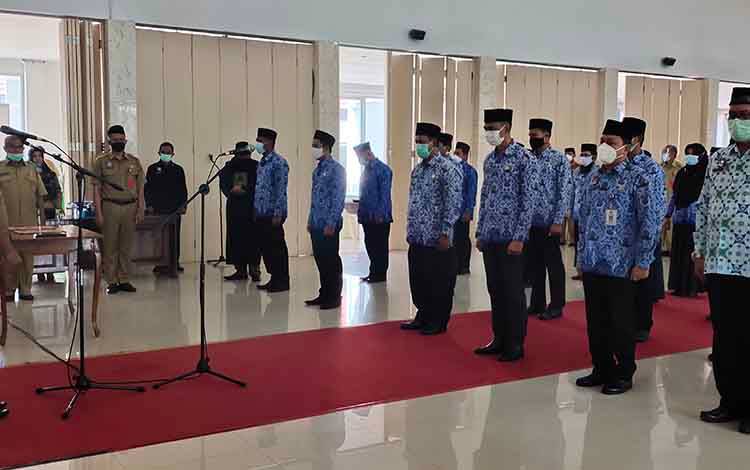 Ini Nama-nama Pejabat Eselon di Sukamara yang Baru Dilantik